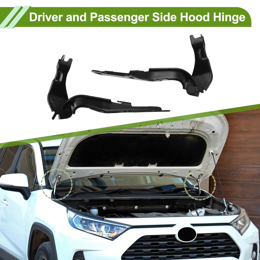 Hood Hinge Set Replacement for Toyota 4Runner (2003–2006) Front Pair