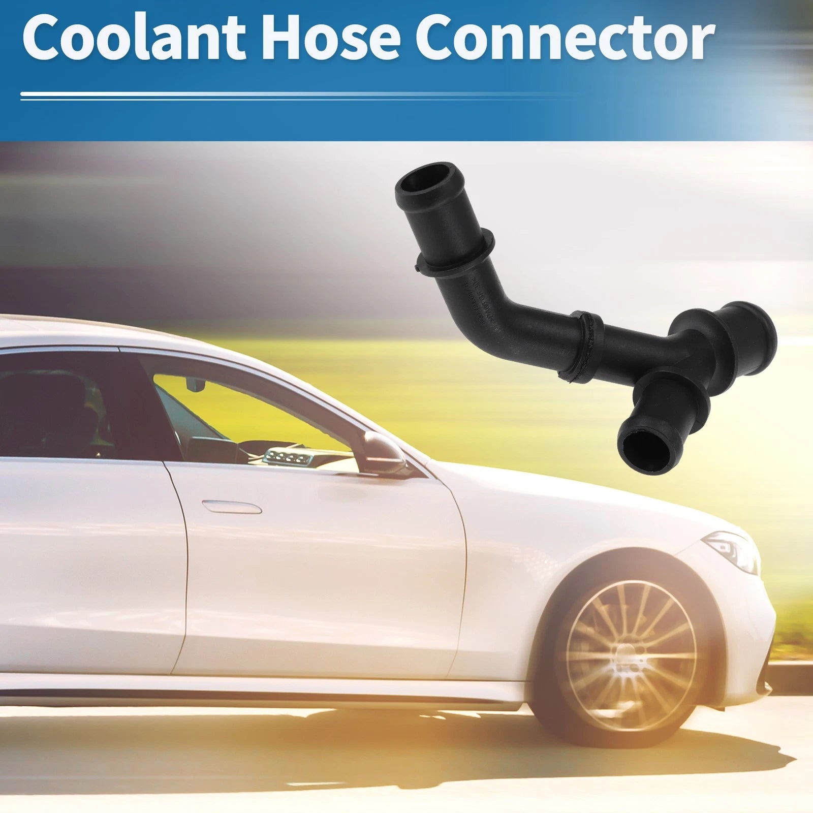 Engine Coolant Hose Connector Replacement for Audi A3 (2015–2016) Plastic