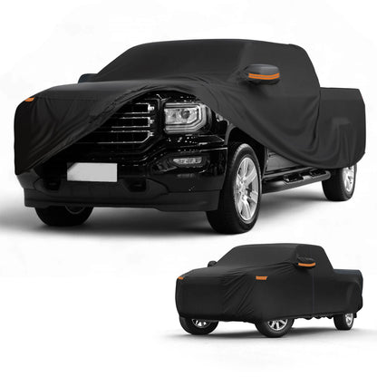 Waterproof Car Cover for GMC Sierra (190T-PU, Black)