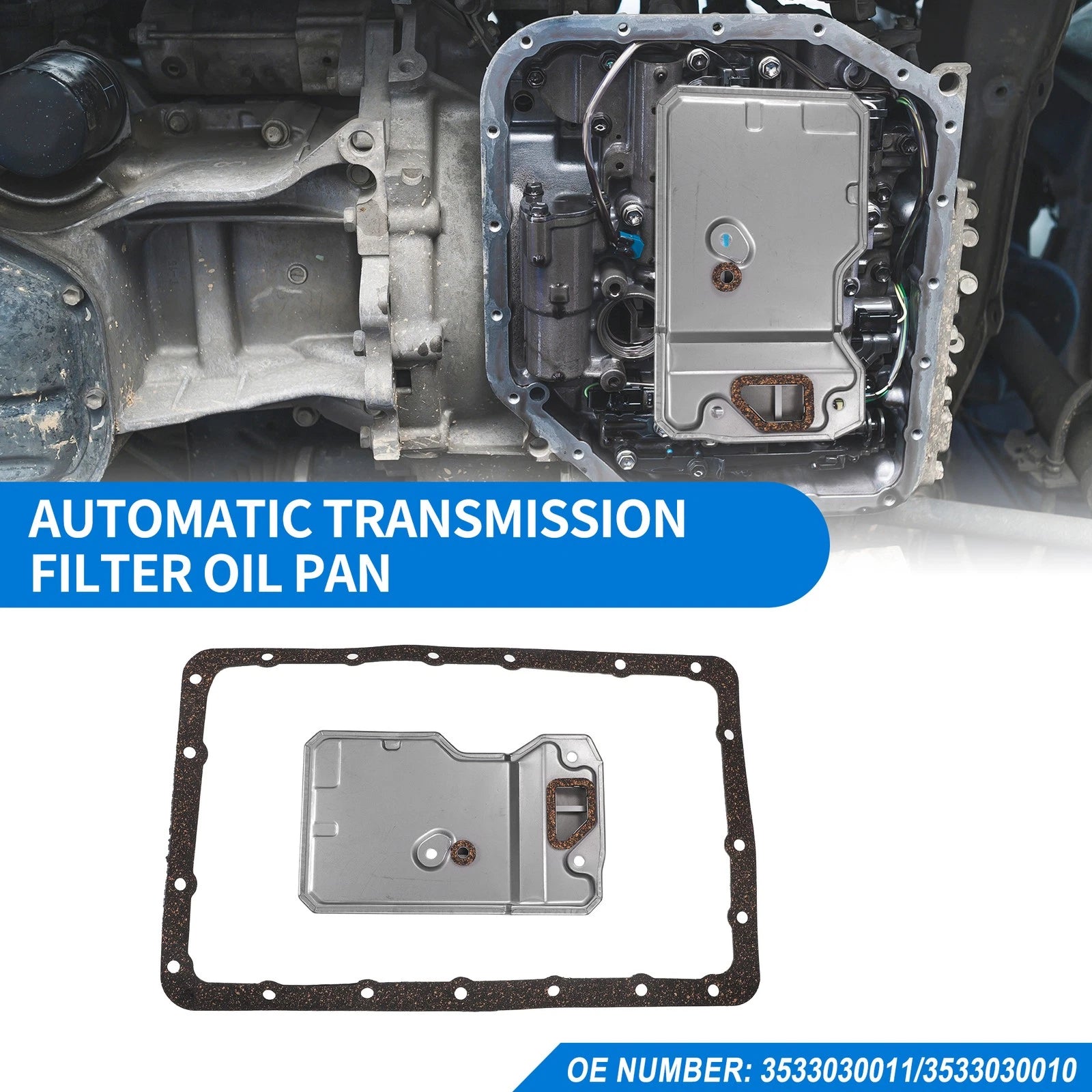 Transmission Filter Oil Pan Gasket Kit Replacement for Toyota 4Runner (2003–2009)