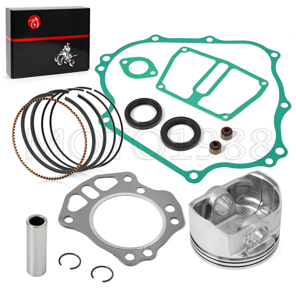 Engine Rebuild Piston Kit with Rings & Gasket Seal for Kawasaki Mule 600 610 (2005–2018)