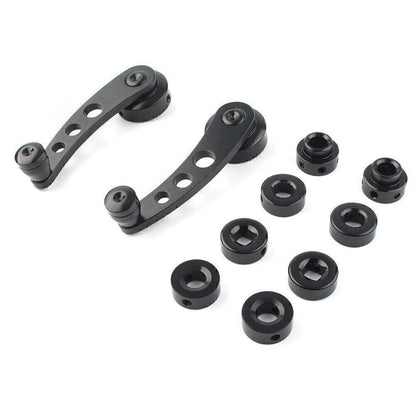 2X CNC Aluminum Alloy Window Crank Handle for Car