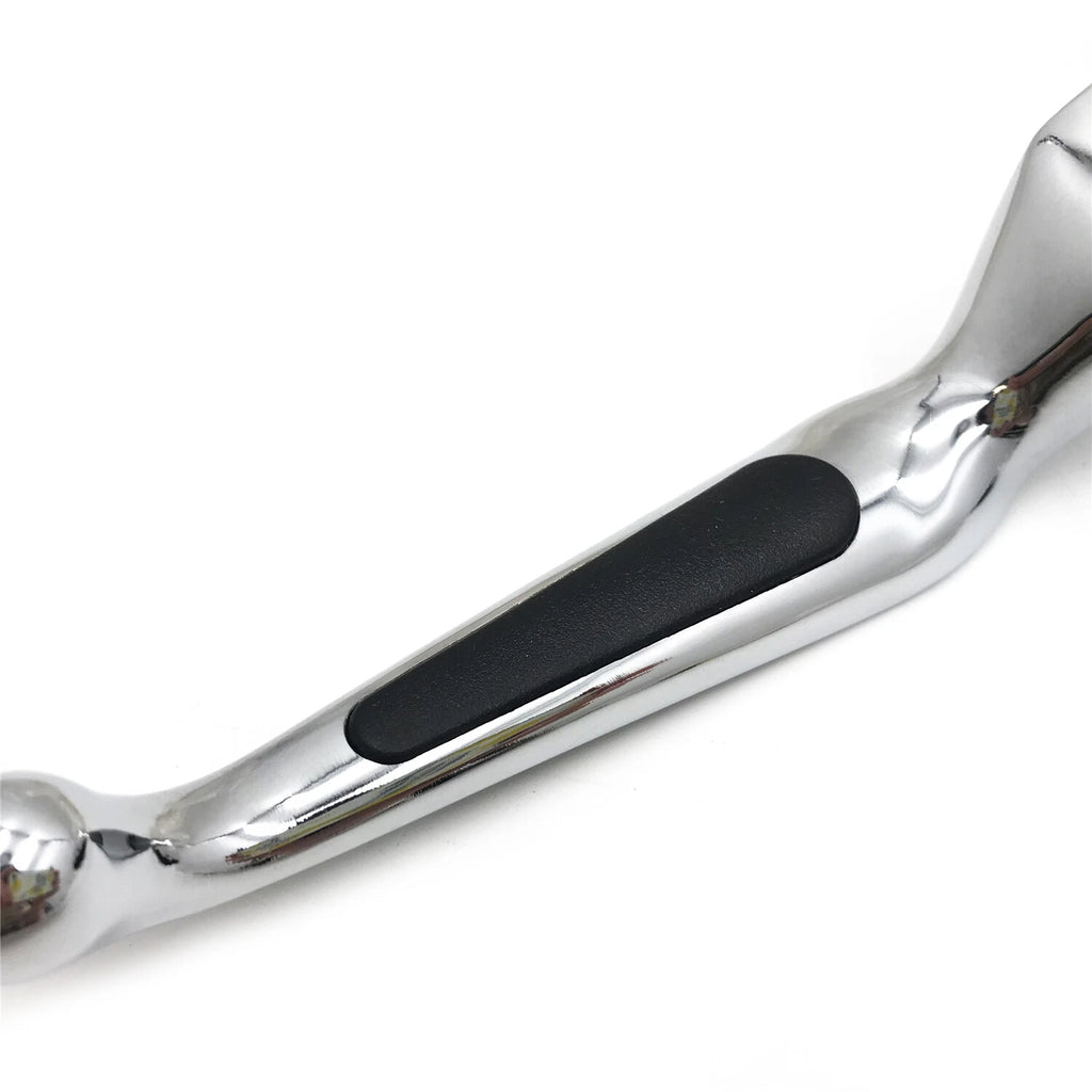 Chrome Vinyl Leather Clutch Lever with Mount Bracket for Softail/Dyna (2008–2014)
