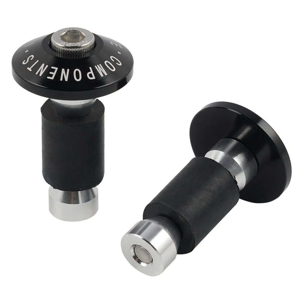 7/8" Handlebar Grips & Bar End Plugs for Universal Motorcycle (CNC)