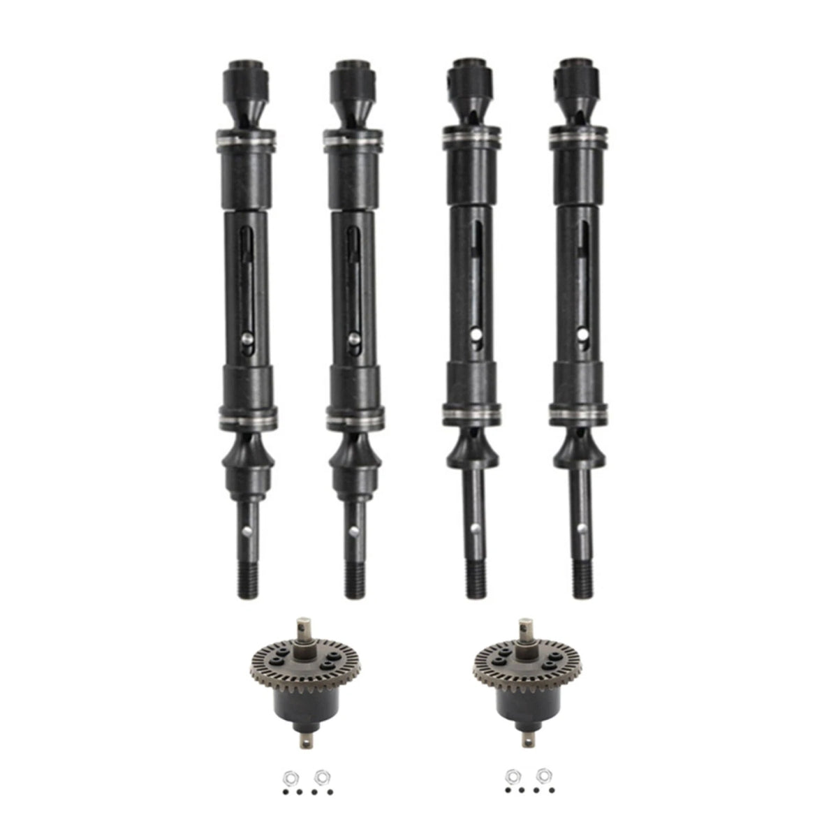 Drive Shafts + Gear Differential for Traxxas Slash 4x4 VXL (2010–2019)