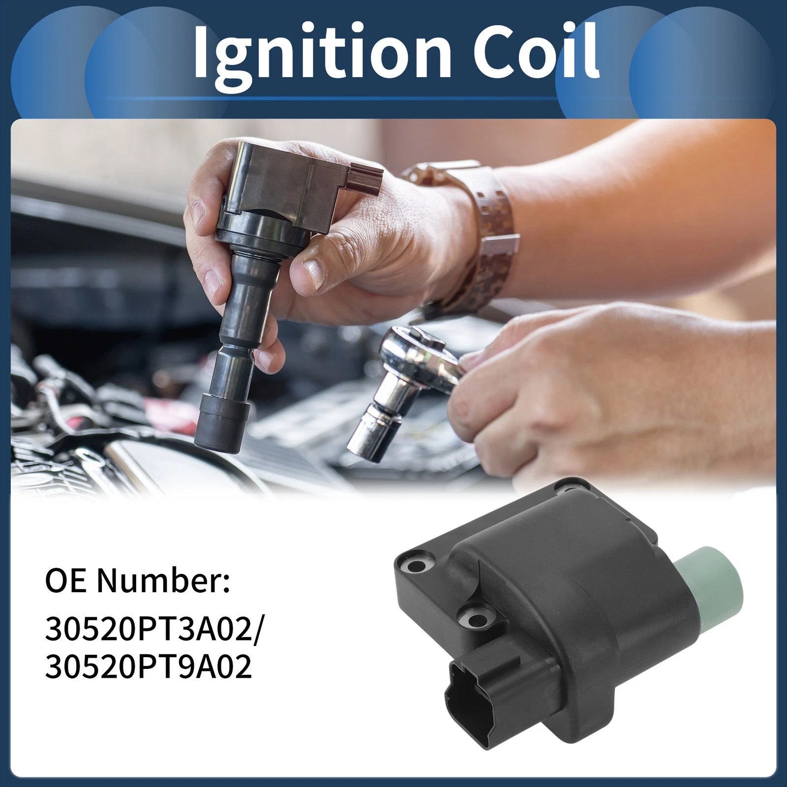 Ignition Coil Pack Replacement for Honda Accord 2.2L L4 (1992–1993)
