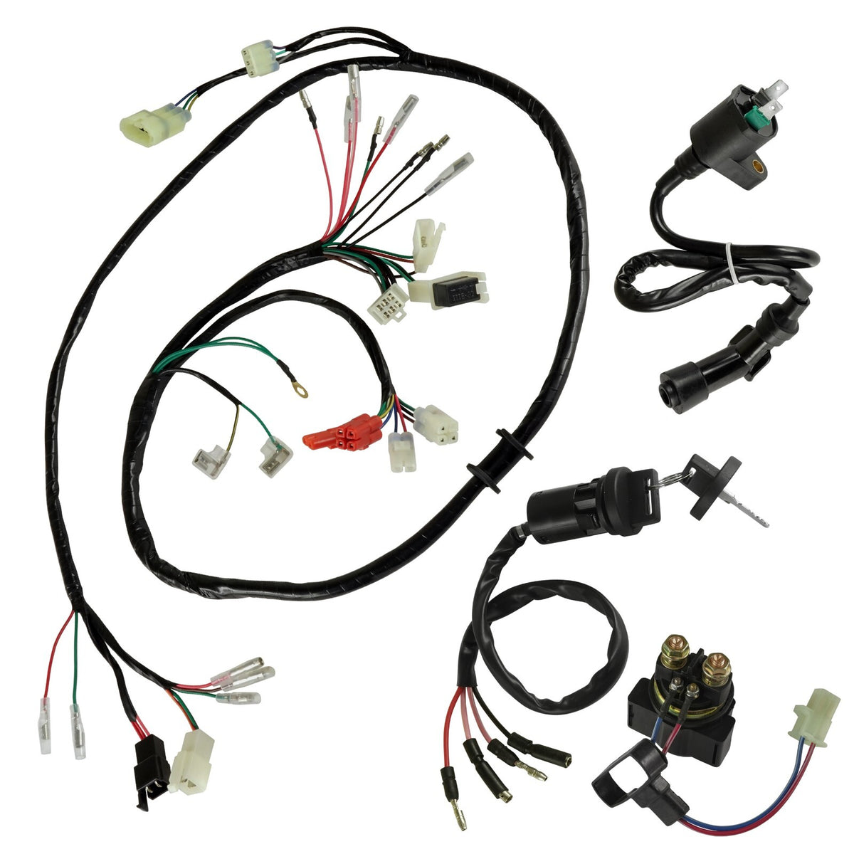 Ignition Key Switch Starter Wire Harness Replacement for Toyota Hilux (2005–2015)