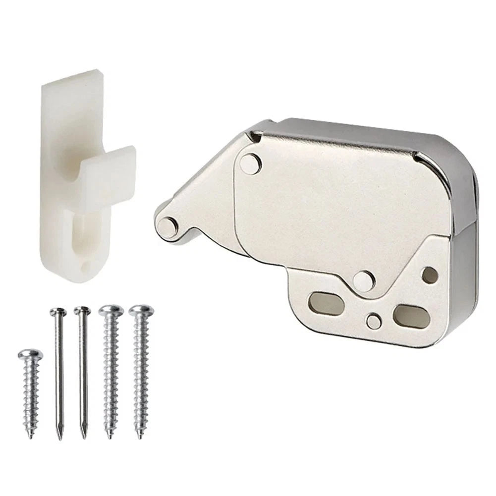 Set of 2 Spring Open Locks for Cupboard Doors