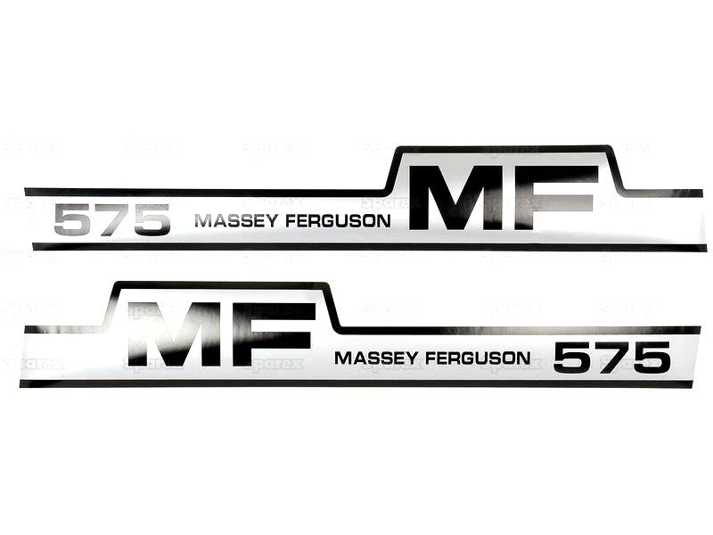 Bonnet Decal Set for Massey Ferguson 575