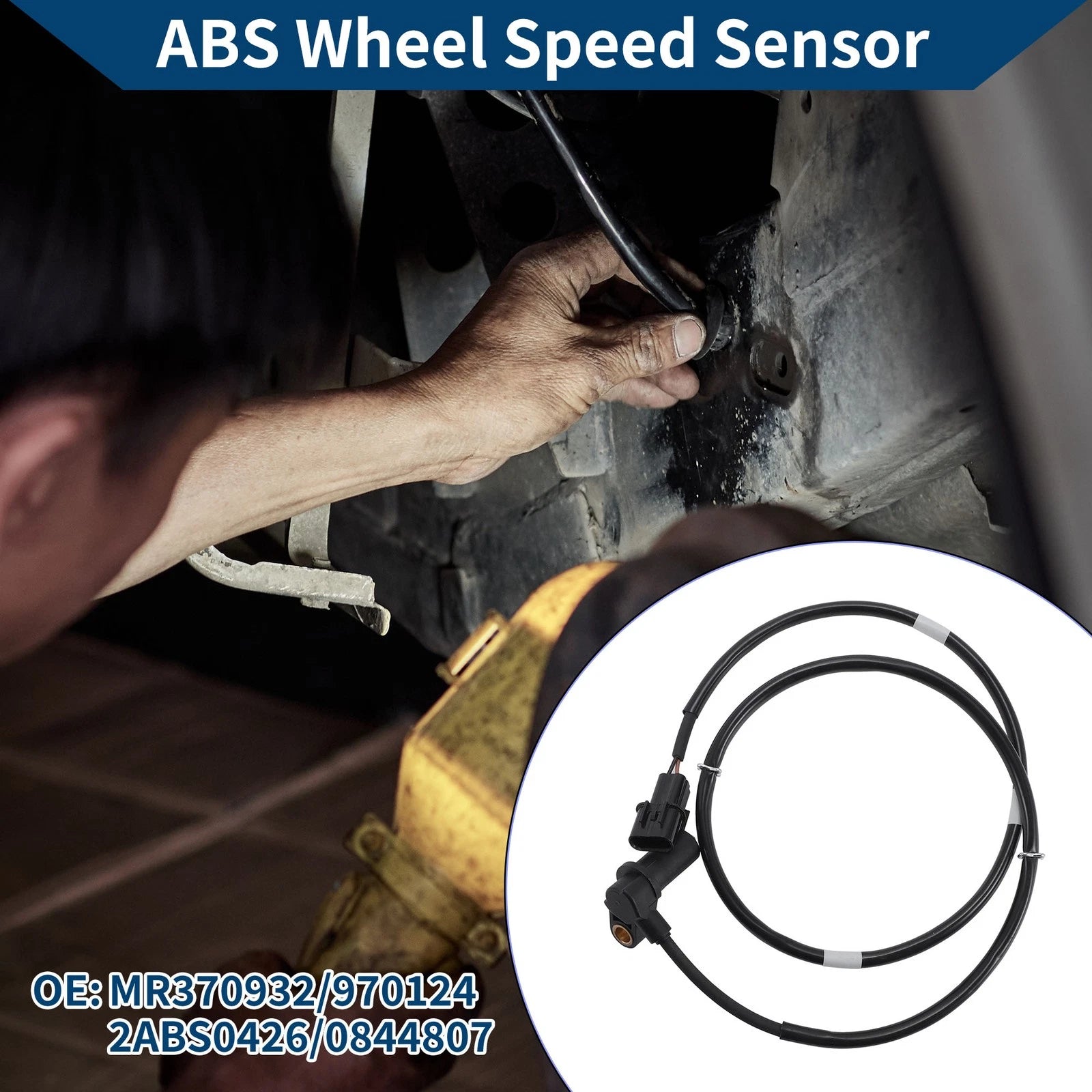 ABS Wheel Speed Sensor for Mitsubishi Eclipse (1995–1999) MR370932, 97 0124