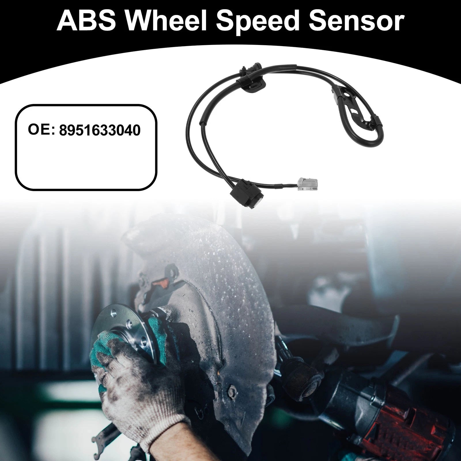 ABS Wheel Speed Sensor Replacement Rear Left for Toyota Camry (2007–2009)