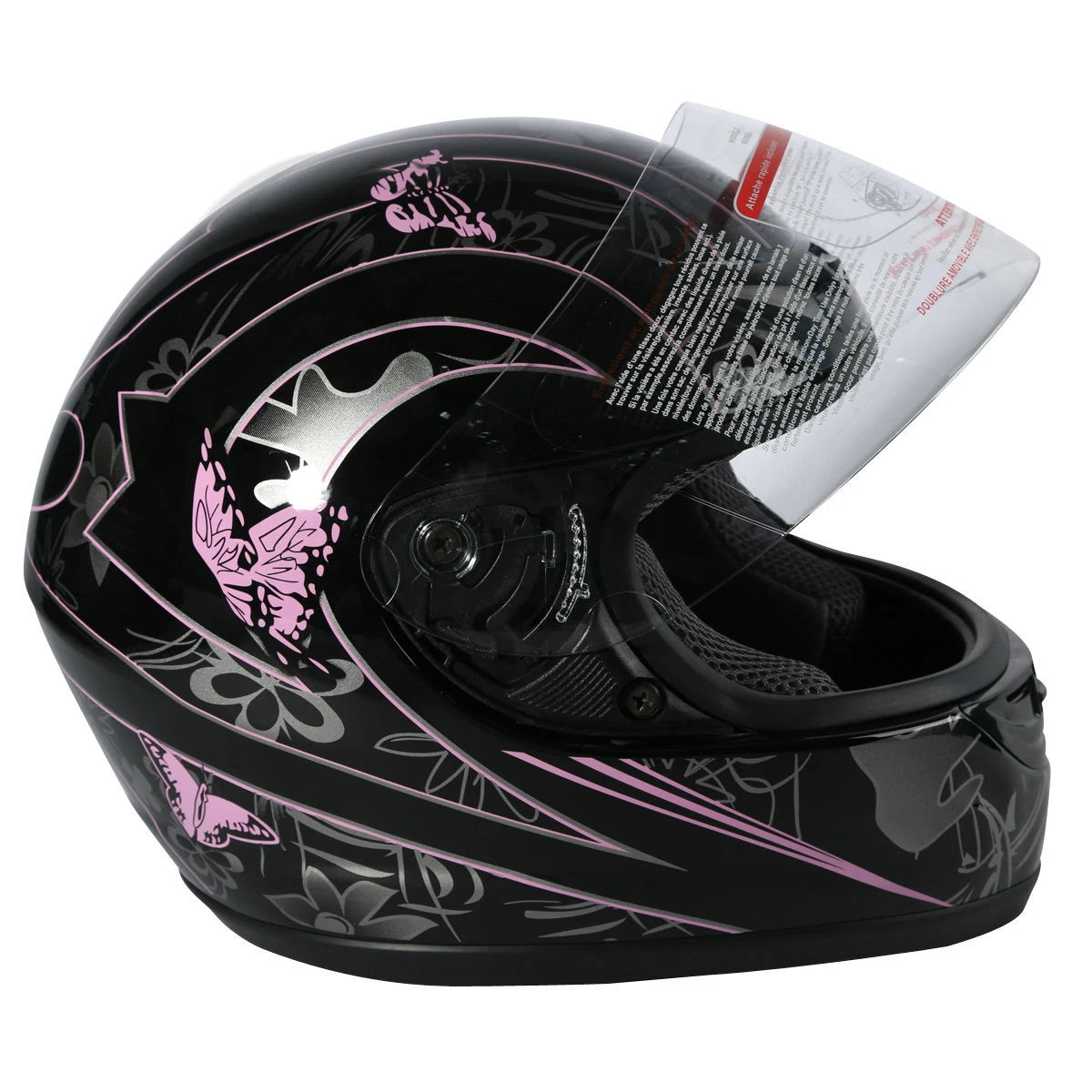 Full Face Helmet for Motorcycle (DOT Approved, Sizes S-XL)