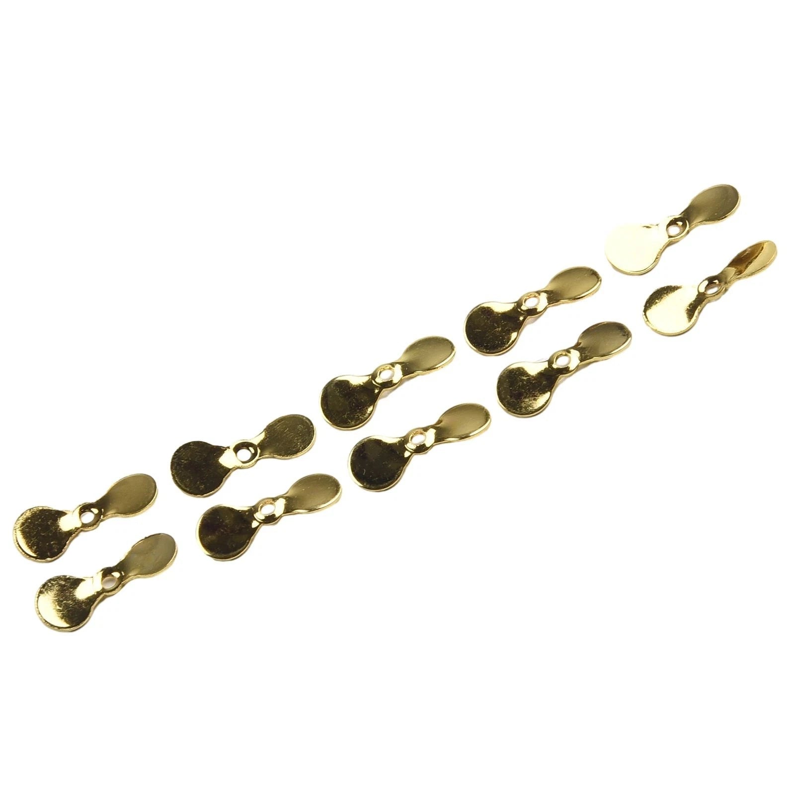 10pcs Reflective Propeller Blades for Fishing (Universal)