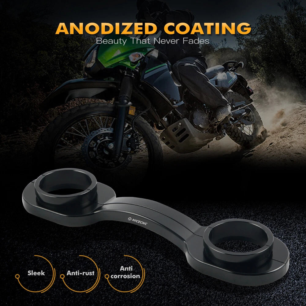 Front Fork Brace Stabilizer for Kawasaki KLR650 (2008–2024)