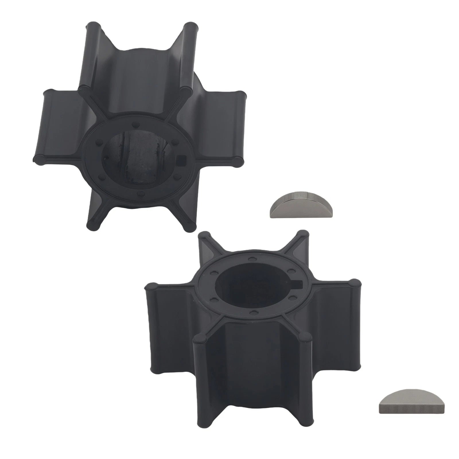 Water Pump Impeller & Key for Mercury Outboard 2 Stroke 8-15 HP (47-95611M)