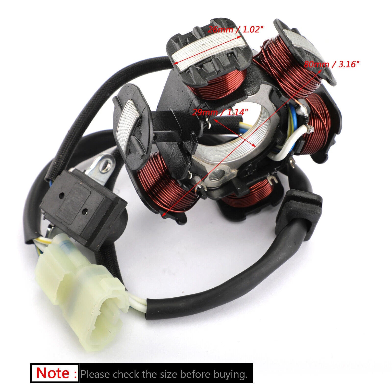 Stator Generator Alternator for Honda ATV TRX 90 (2001–2009) #31120-HP2-671