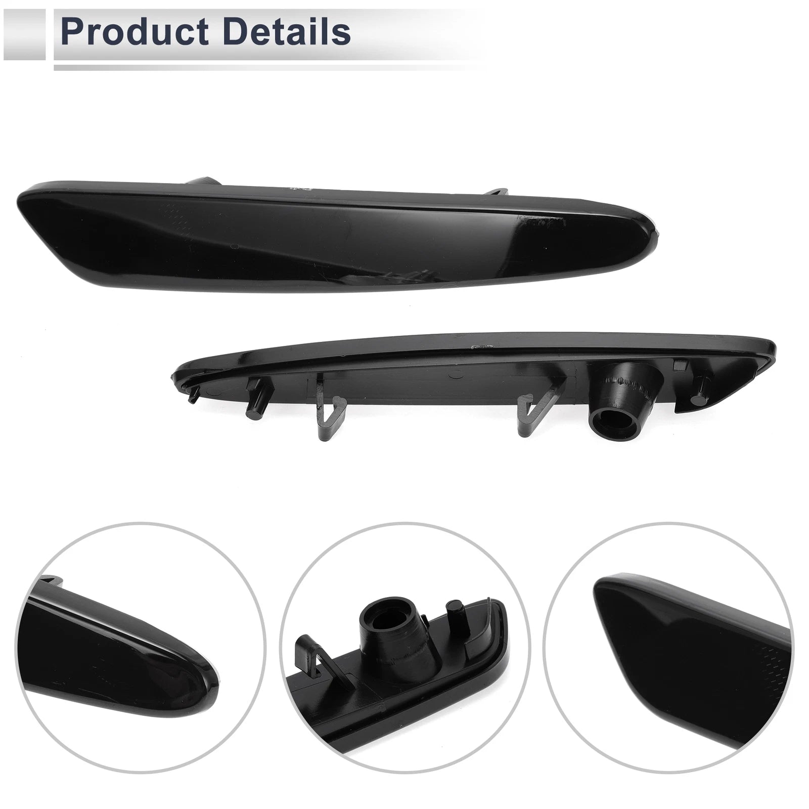 1 Pc Right Front Bumper Side Marker Light Cover for Chevy Corvette (2005–2012)