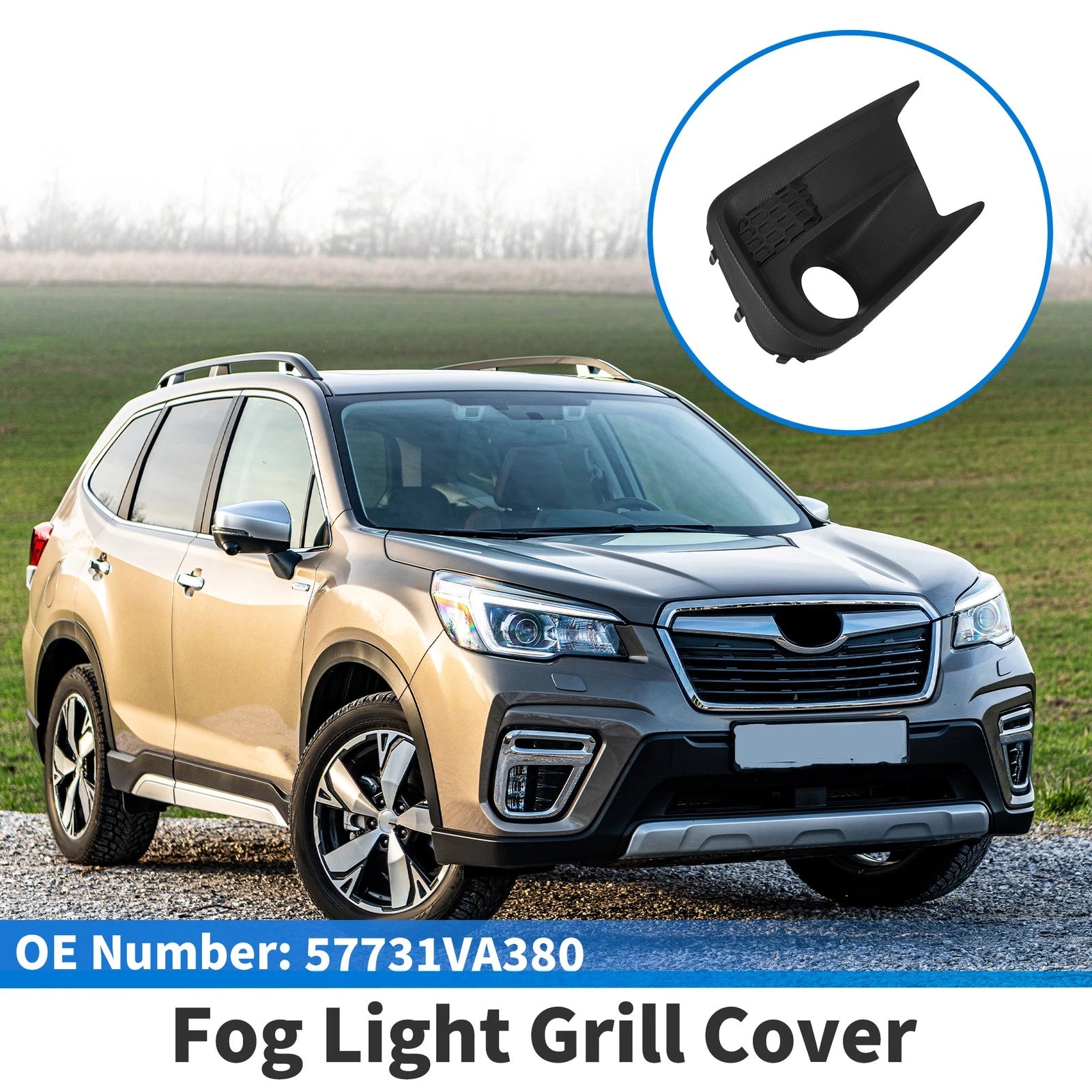 Front Right Fog Light Grill Replacement for Subaru WRX (2018–2021)