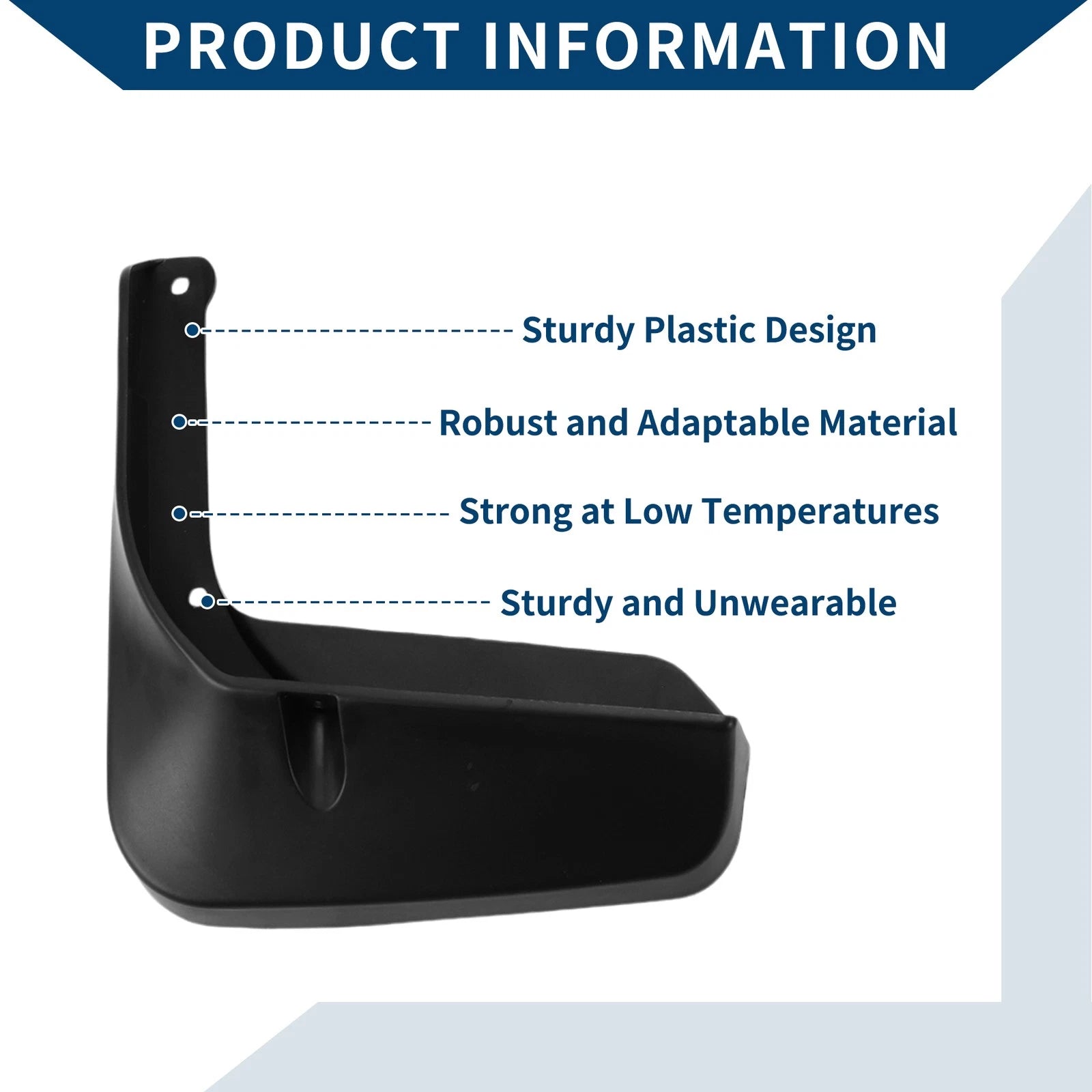 Mud Flaps Splash Guards for Toyota Camry (2015–2017)