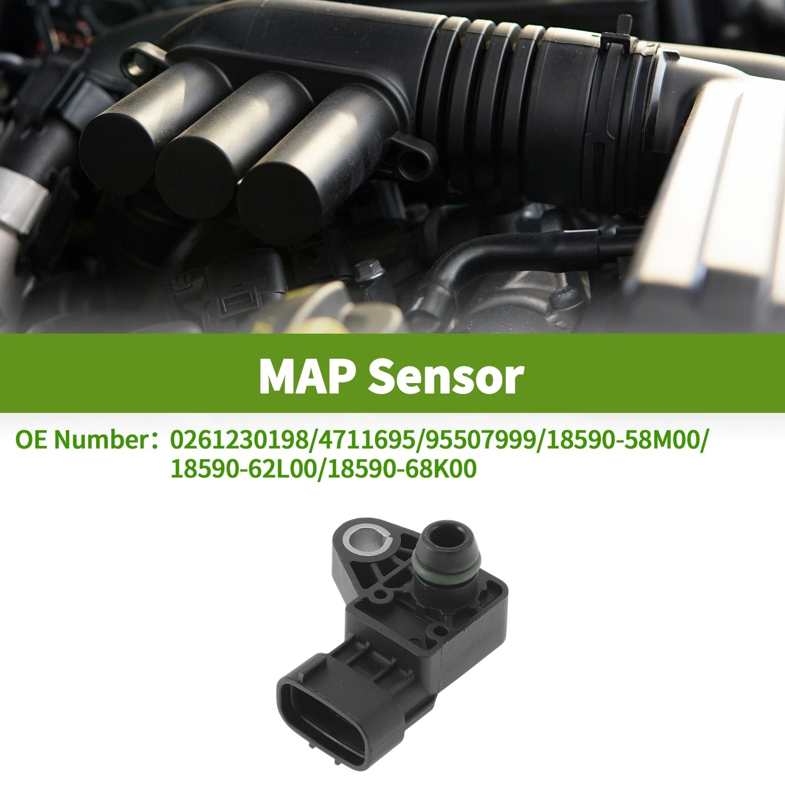 MAP Sensor No.0261230198 for Opel Agila B 1.2 (2007–2016)