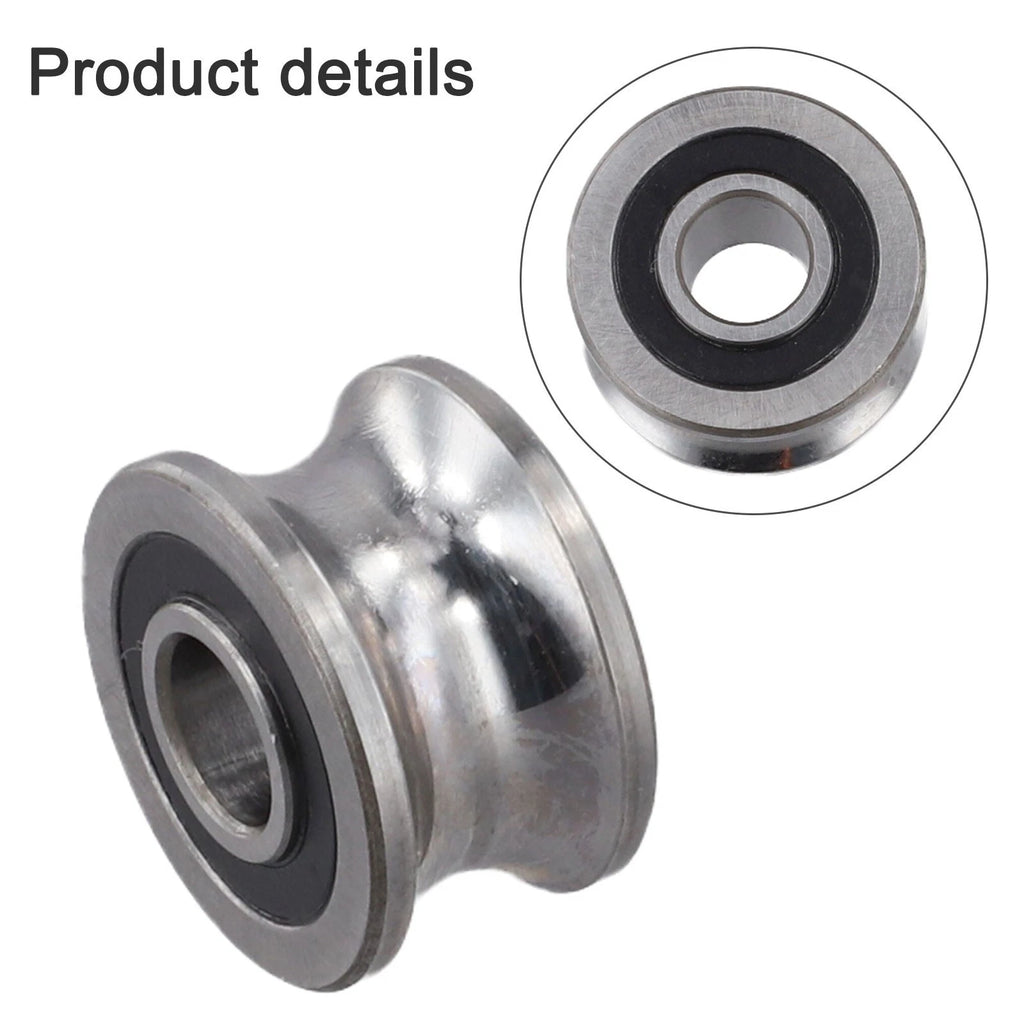 Track Pulley Sliding Rollers Bearing for T22 U22 (8mm Inner Diameter)
