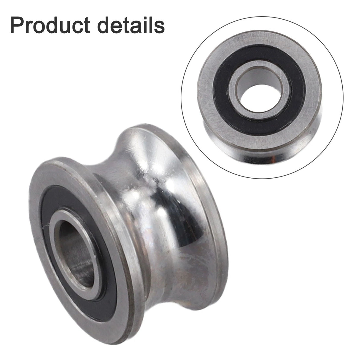 Track Pulley Sliding Rollers Bearing for T22 U22 (8mm Inner Diameter)