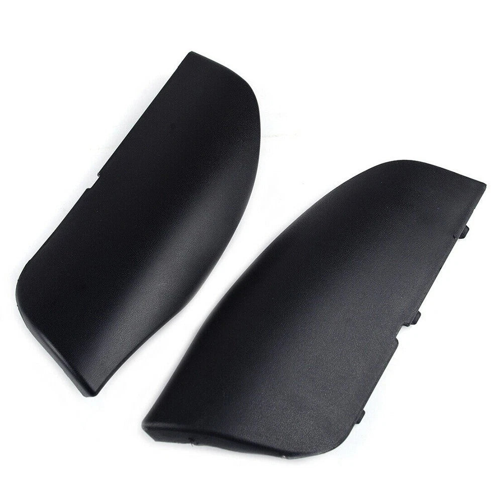 2Pcs Bumper Tow Hook Cover for - Plastic Black