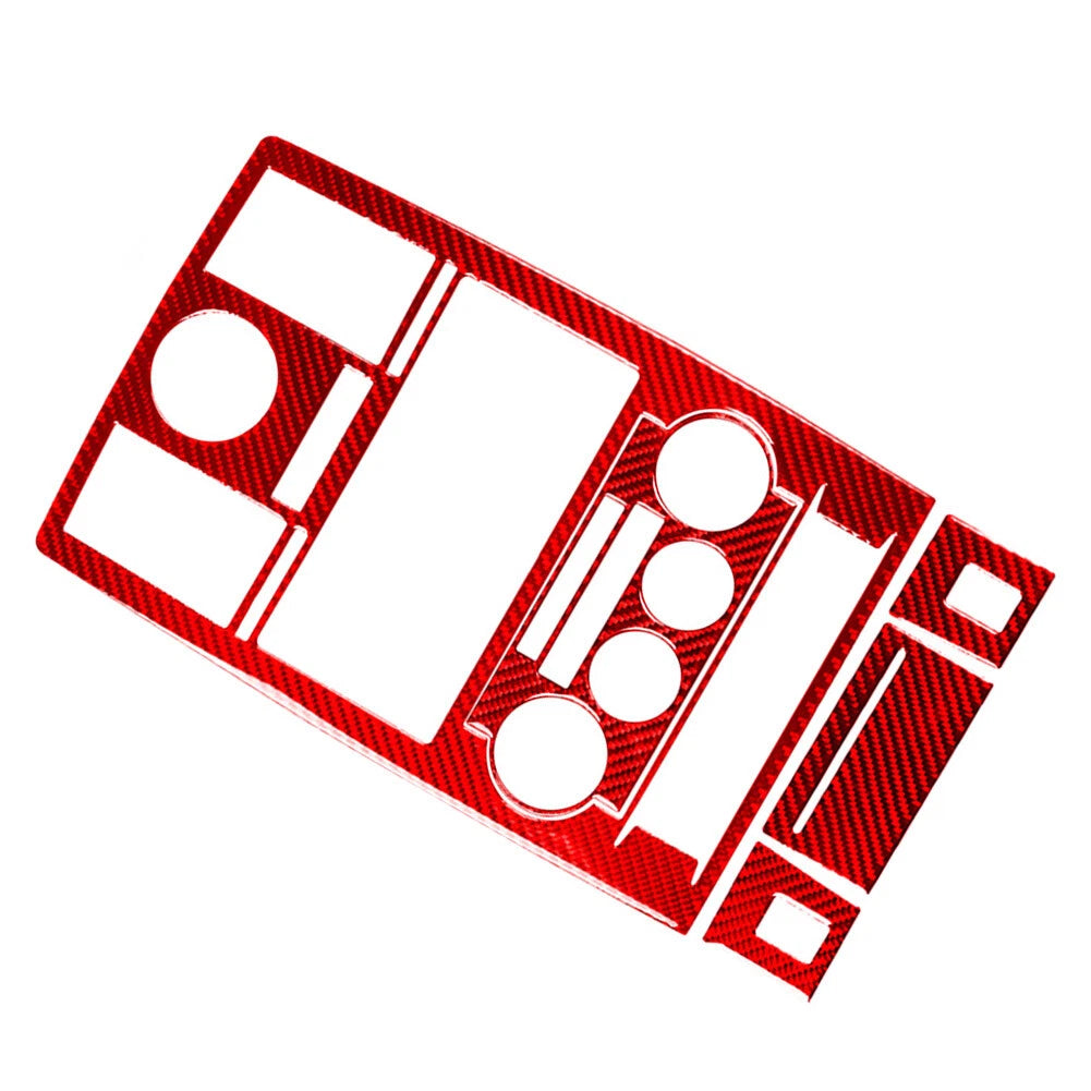 Center Console Climate Control CD Panel Cover Trim for Chrysler 300 (2008–2010) RED