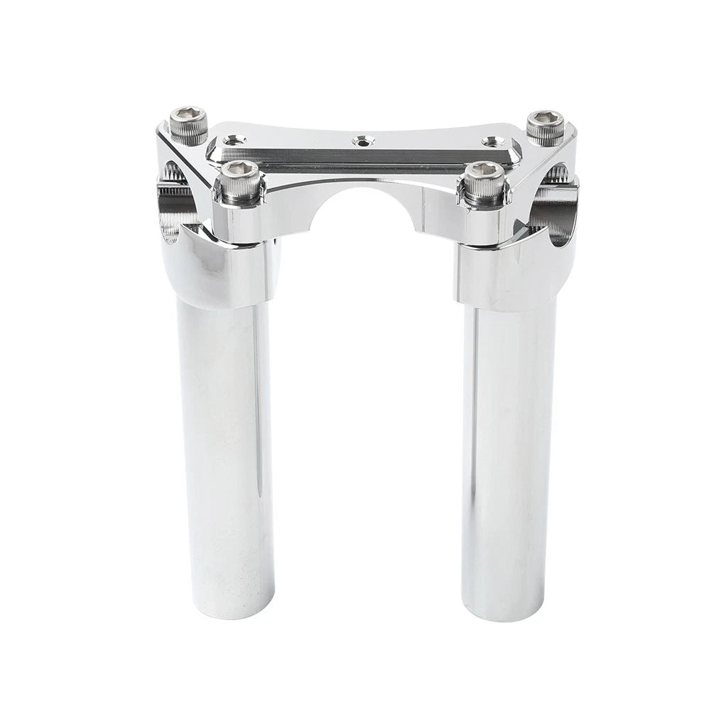 Chrome 6" Handlebar Riser Top Clamp for Harley Road Glide, King, Dyna, Softail