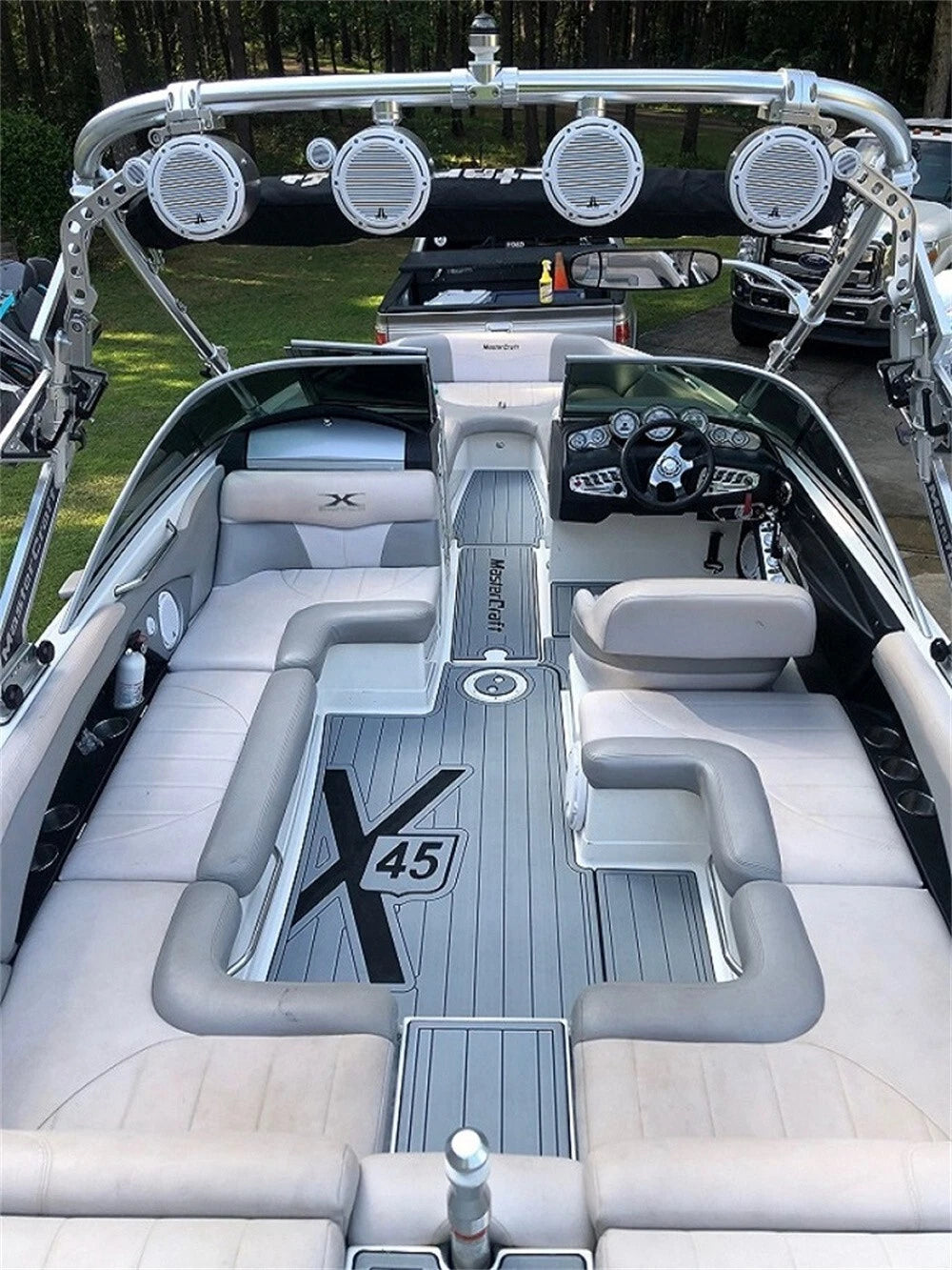 EVA Foam Faux Teak Deck Floor Mat for Mastercraft X45 (2005–2013)