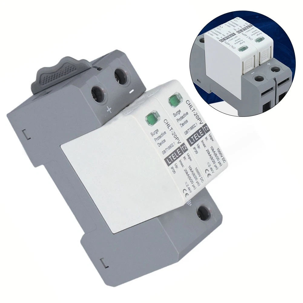 Surge Protector for 2 Pole Solar Power Systems 5001000V