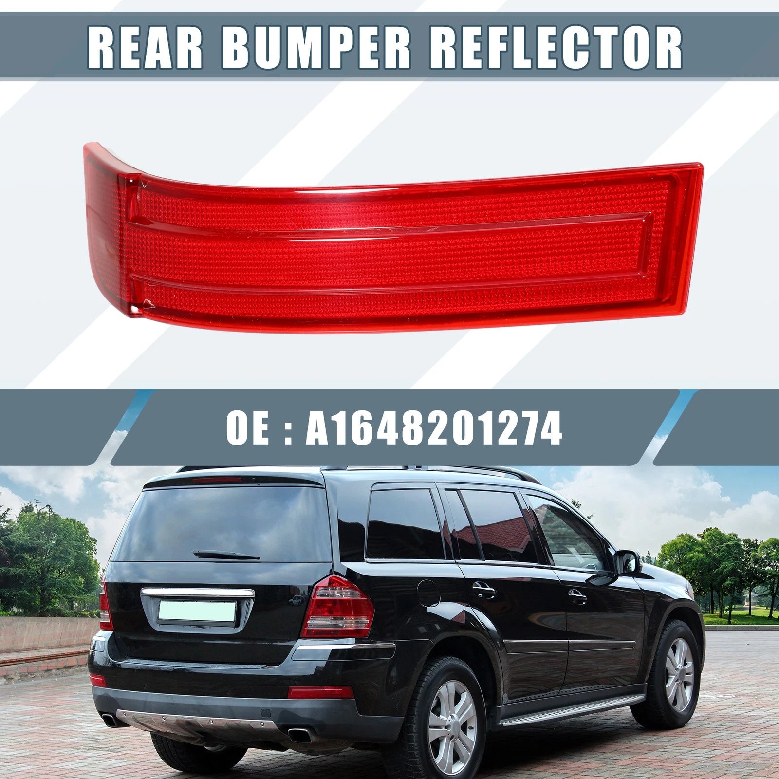 Rear Right Bumper Reflector Replacement for Mercedes-Benz GL320 (2007–2009)