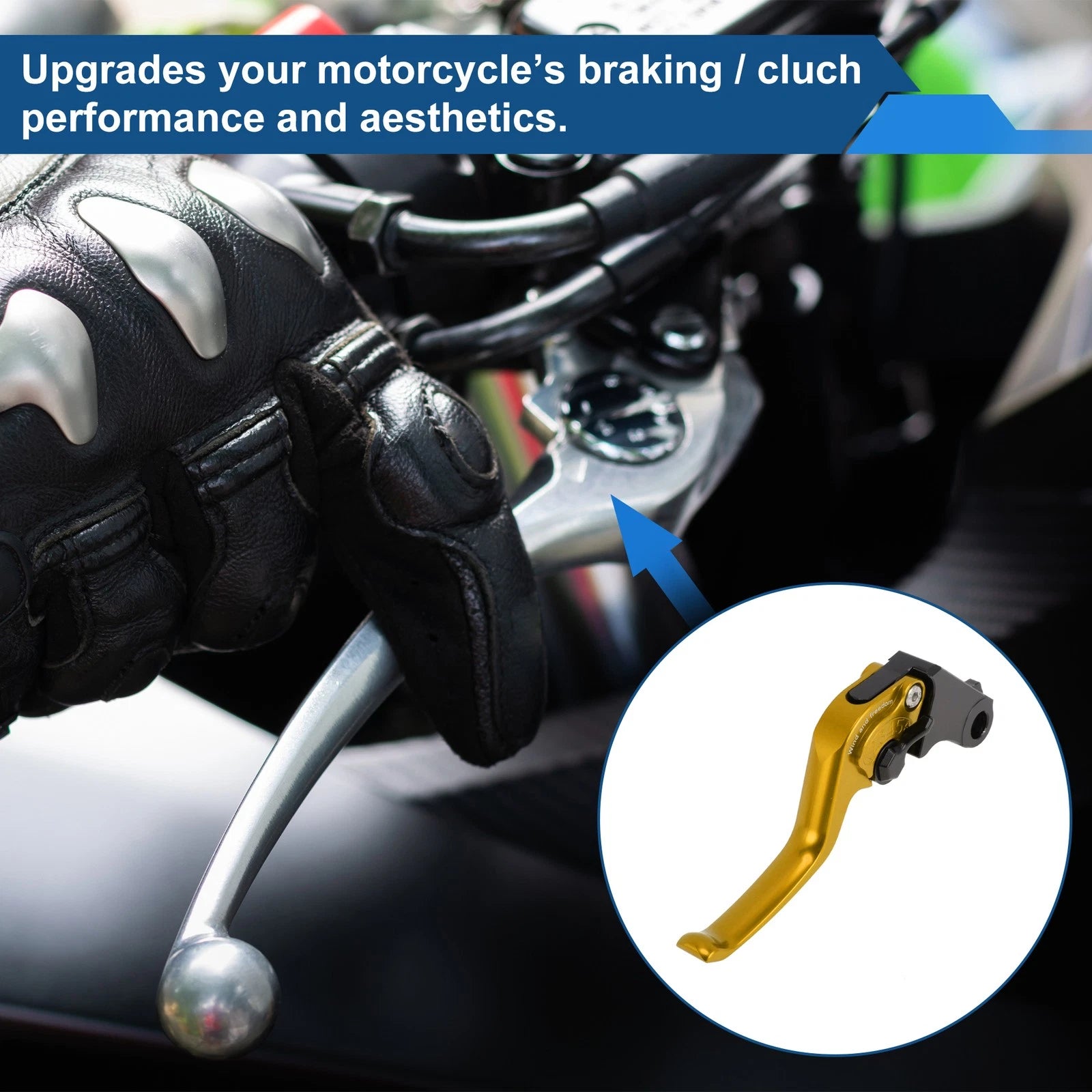 Adjustable Short Brake Clutch Lever Pair for Honda Monkey 125 (2019–2024)