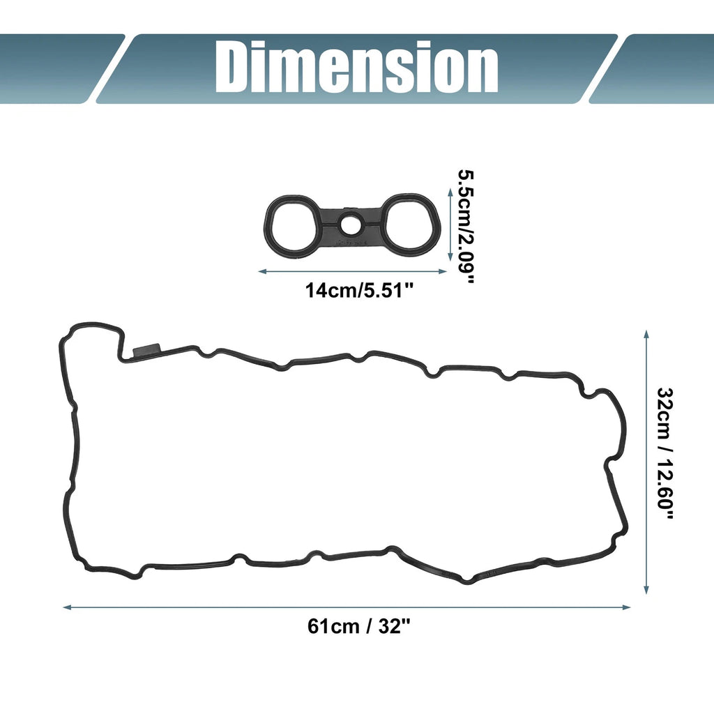 Valve Cover Gasket Set Replacement for BMW 740iL (1996–1998)