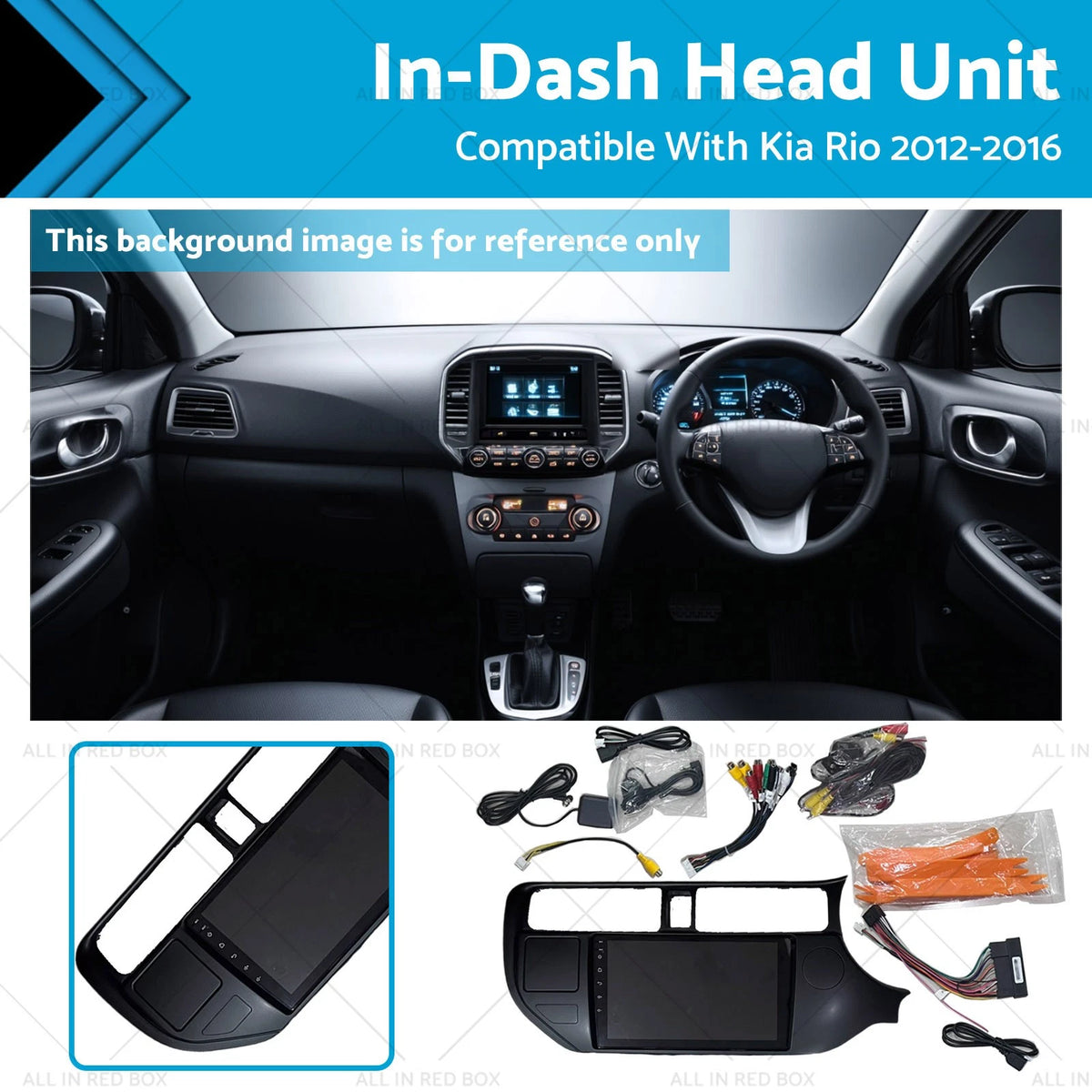 9'' In-Dash Android Car Stereo GPS for Kia Rio (2012–2016)