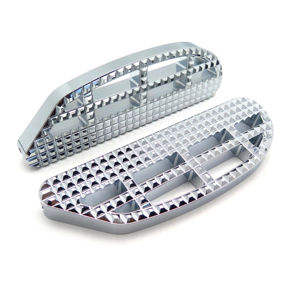 Chrome Knob Dominator Passenger Footboard for Harley Softail (2000–2017)