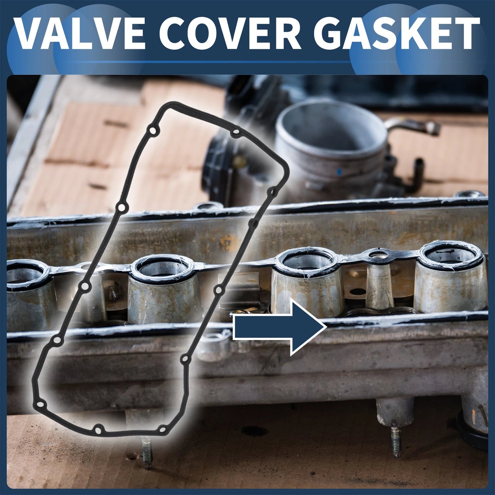 Valve Cover Gasket OEM Replacement for Audi A8 (2003–2010)