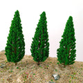10pcs Miniature Pine Trees for Landscape Garden Scenery