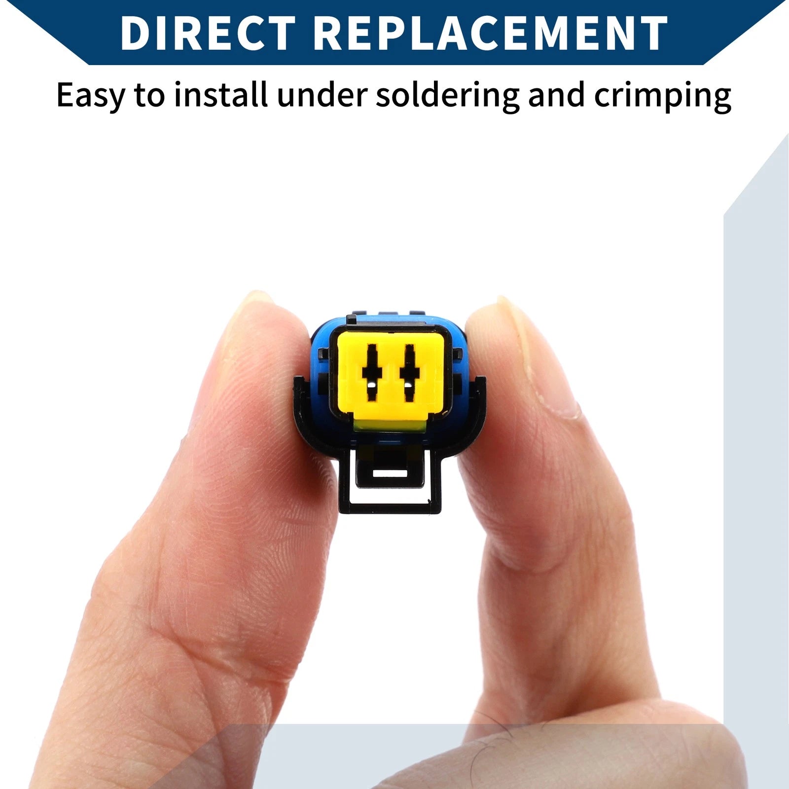 2 Pin Headlight Gearbox Connector Plug for Citroen (1 Set)