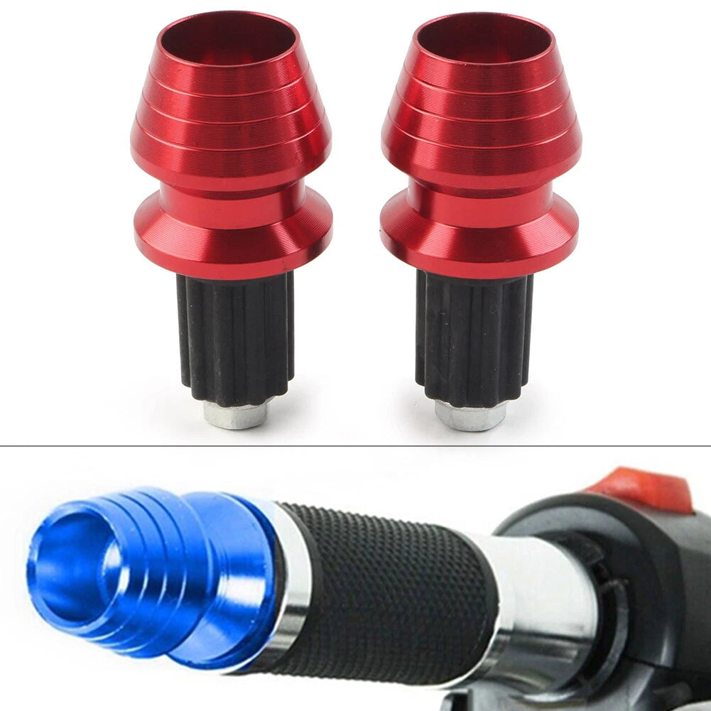 1 Pair 7/8" CNC Aluminum Bar End Plugs for Motorcycle Handlebar