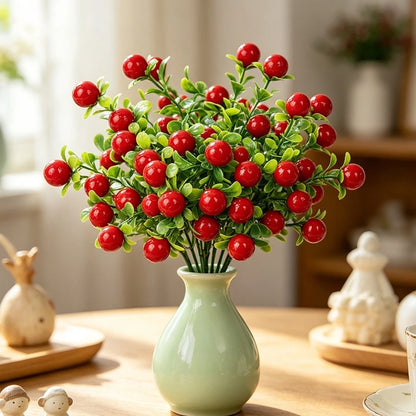 Artificial Fortune Fruit Plant 6 Branch Design Decor for Office Home