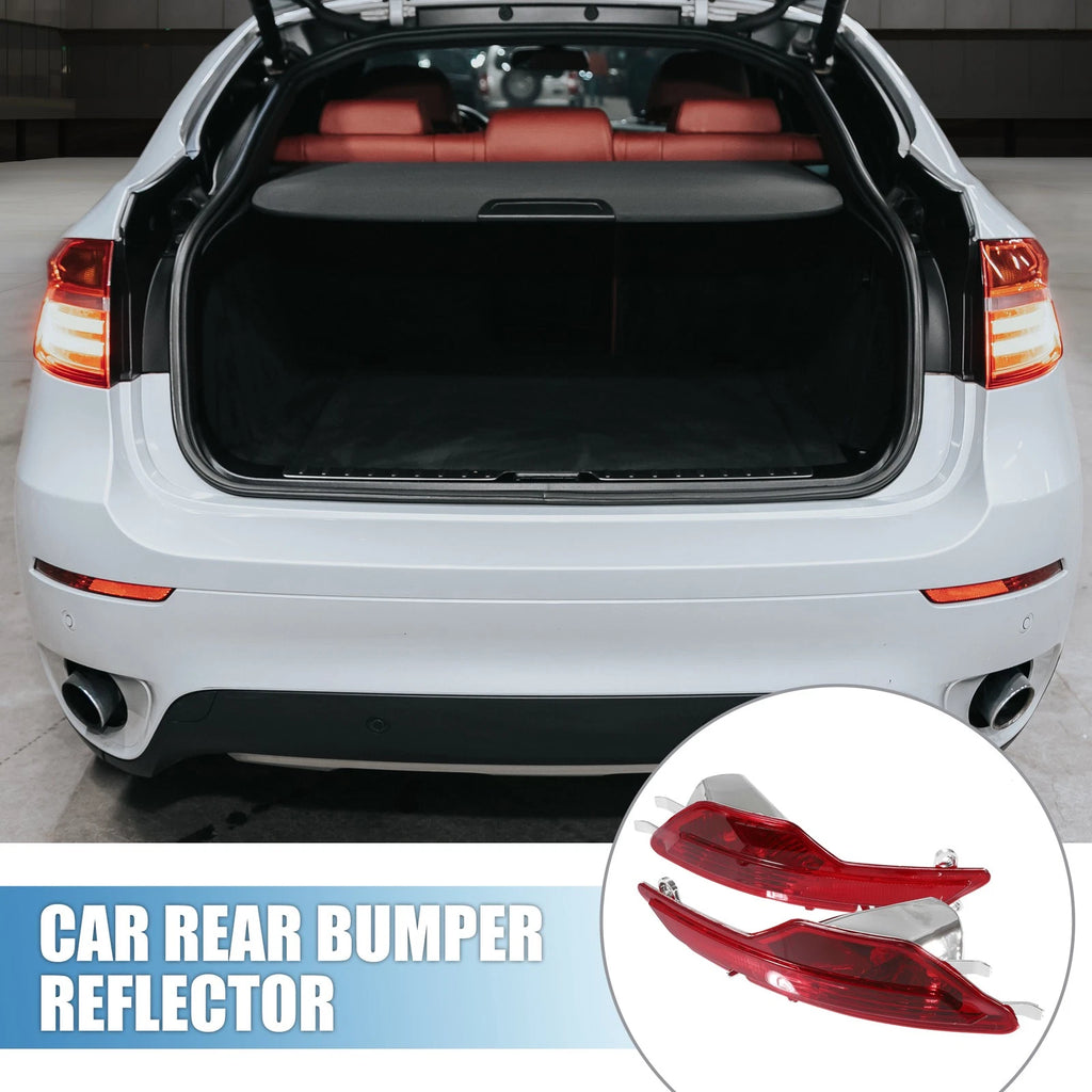 2pcs Rear Bumper Fog Light Reflector Housing Replacement for BMW X6 (2008–2014)