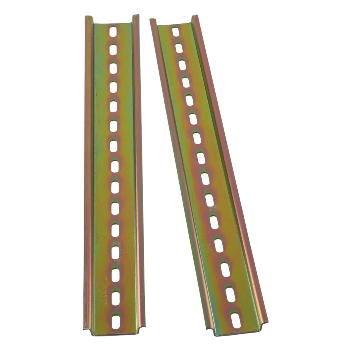 2X DIN Rail 7.5mm High Aluminum Guide Rail for Circuit Breaker Fixing