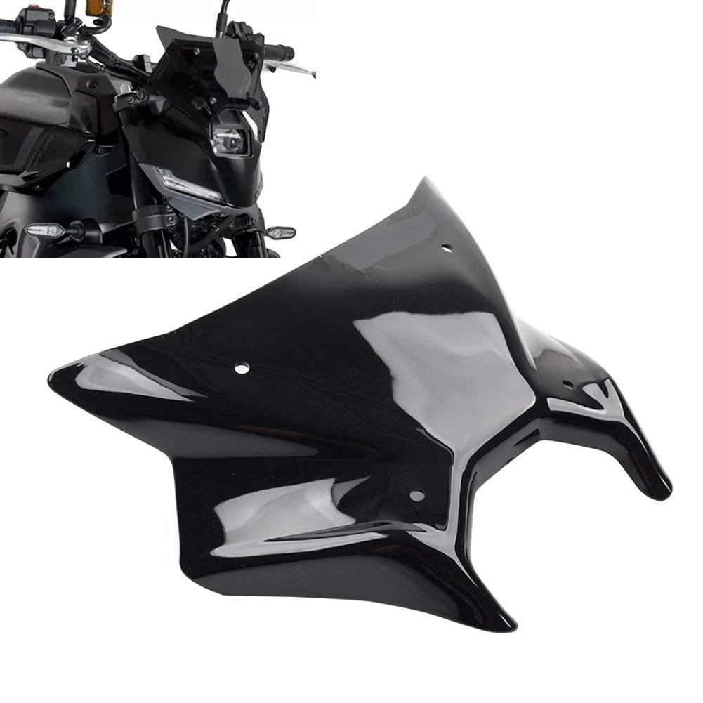 1x Front Windscreen Wind Deflector for Yamaha MT09 MT-09 SP (2024) Black