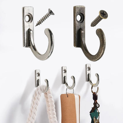 Coat Hooks for Automotive Use - Anti-Rust Zinc Alloy Curved Design
