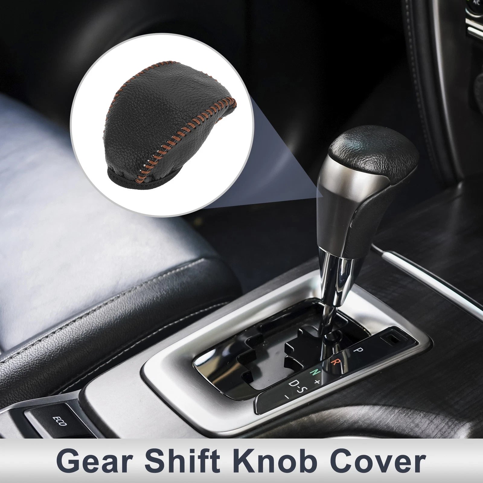 Gear Shift Knob Cover Replacement Pebbled for Toyota RAV4 (2019–2024)