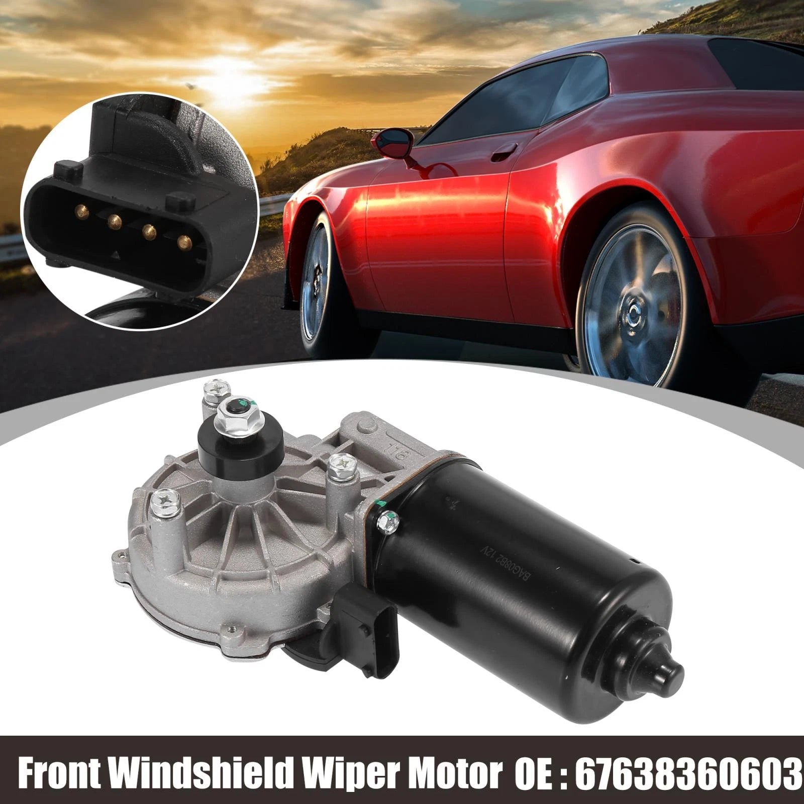 Front Windshield Wiper Motor Metal Replacement for BMW 5 Series (2004–2016)