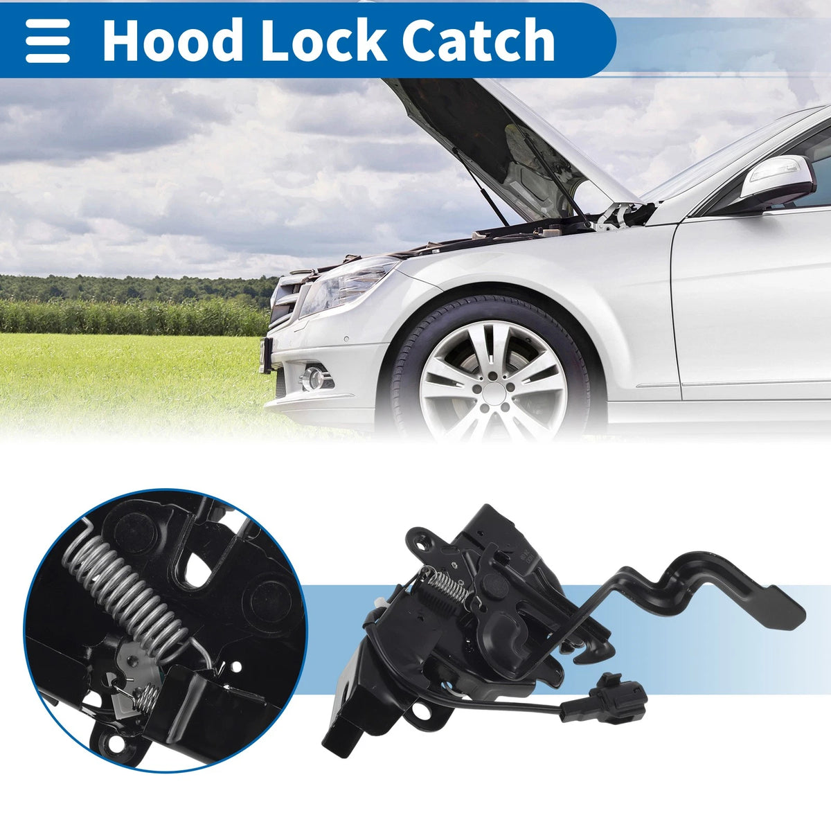 Hood Latch Assembly Replacement for Toyota Tacoma (2016–2023)
