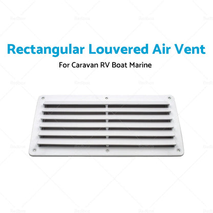 Rectangular Louvered Air Vent for Caravan RV Boat (260x125mm)