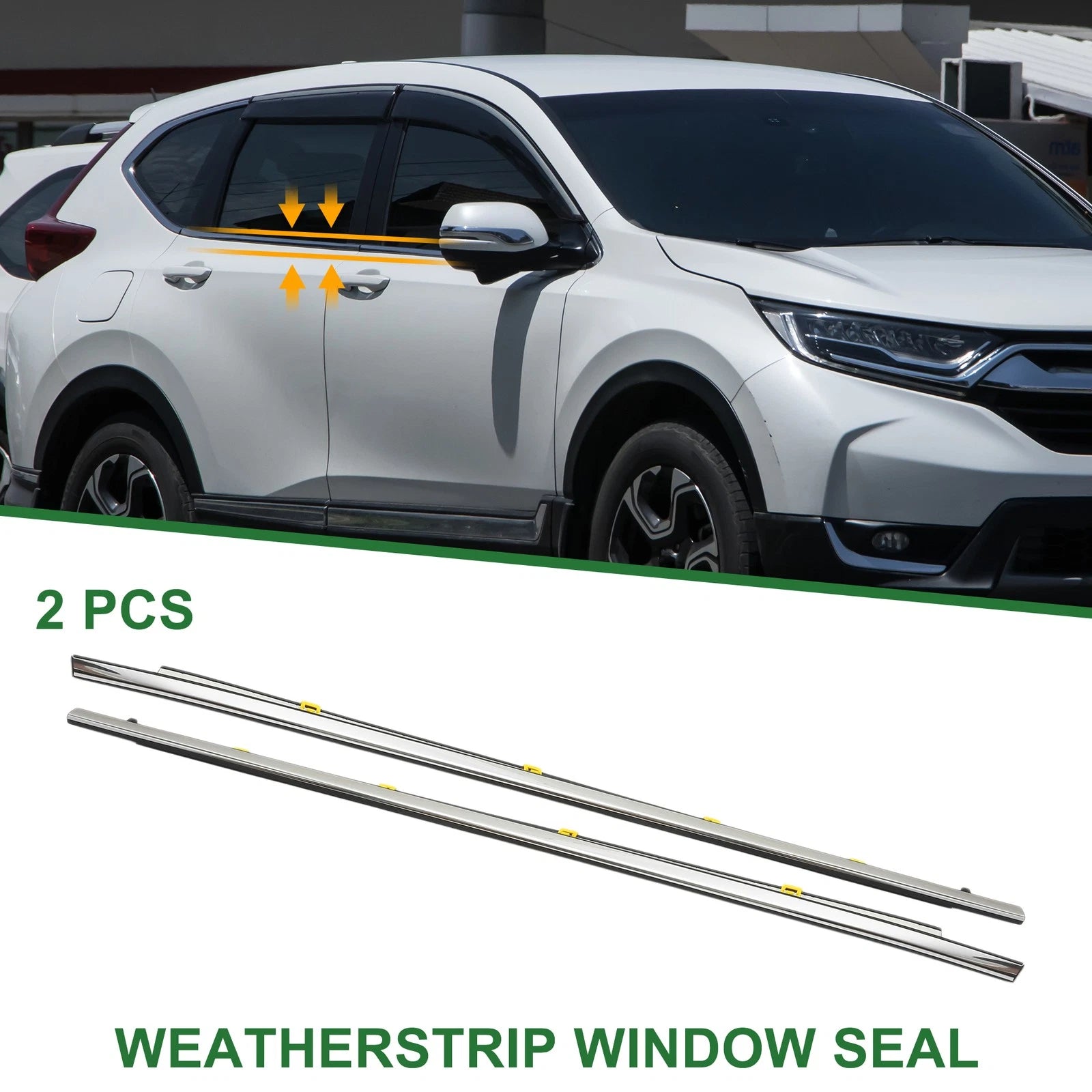 Weatherstrip Window Seal Front Left Right Replacement for Honda CR-V (2012–2016)